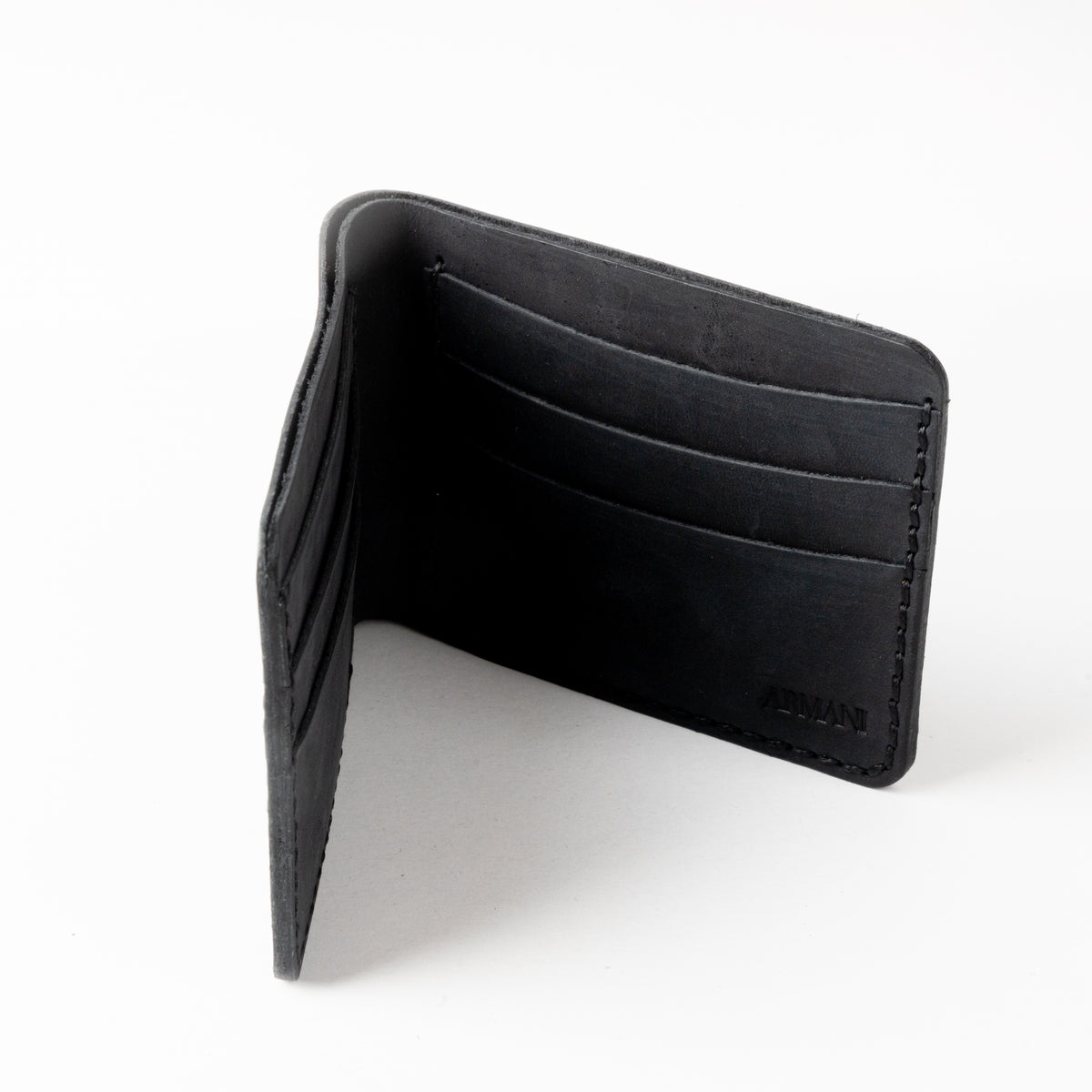 GA Black Leather Wallet