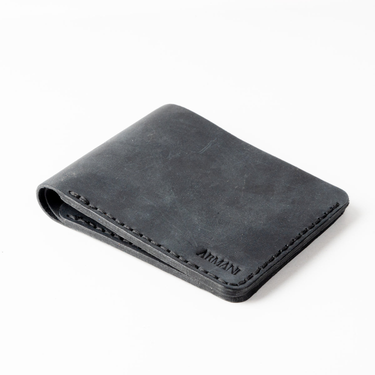 GA Black Leather Wallet