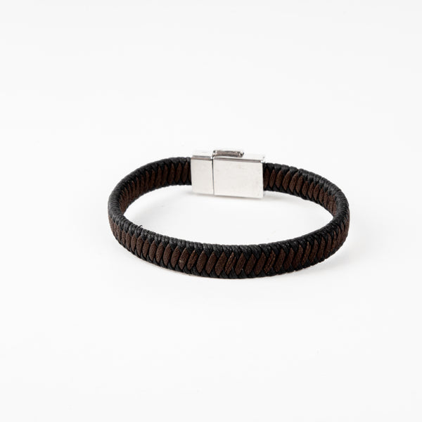 Dark Brown Leather Bracelet