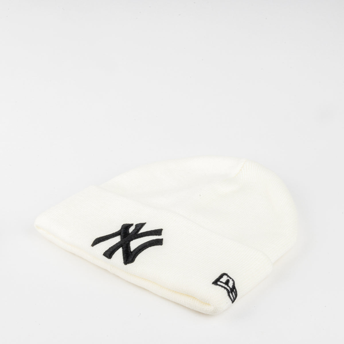 White NY Beanie