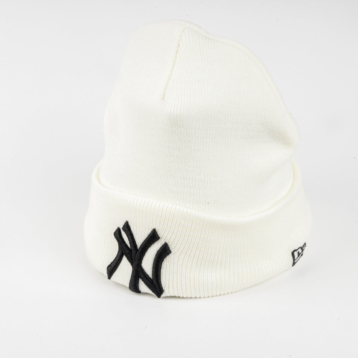 White NY Beanie