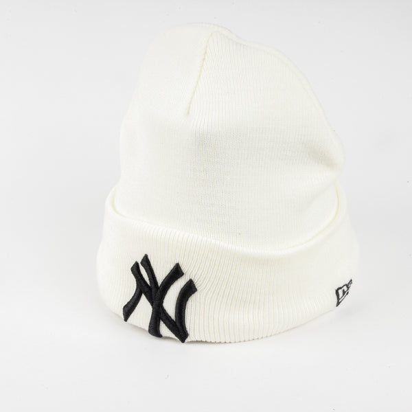 White NY Beanie