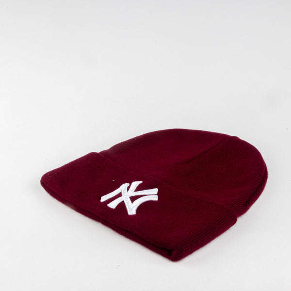 Dark Red NY Beanie