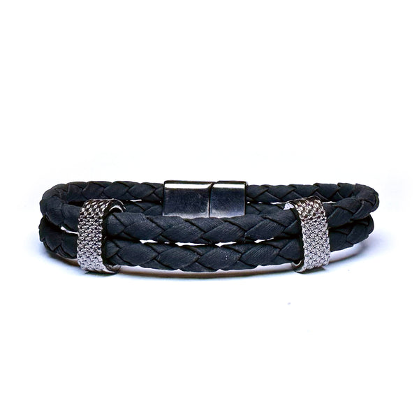 Black Leather Bracelet